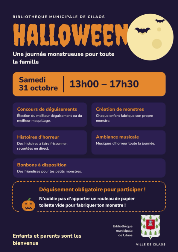 Halloween bibliothèque