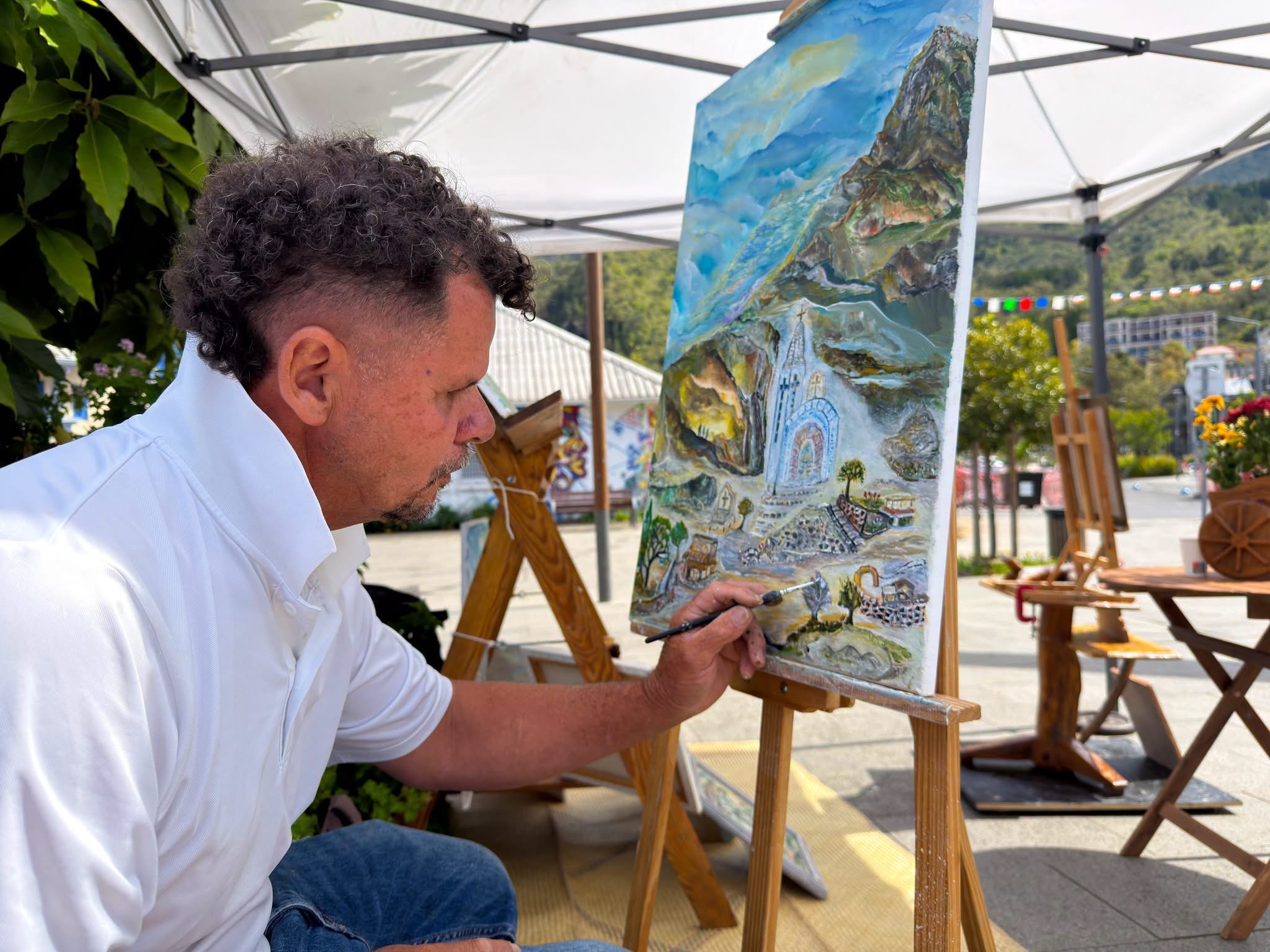 artiste peintre cilaos